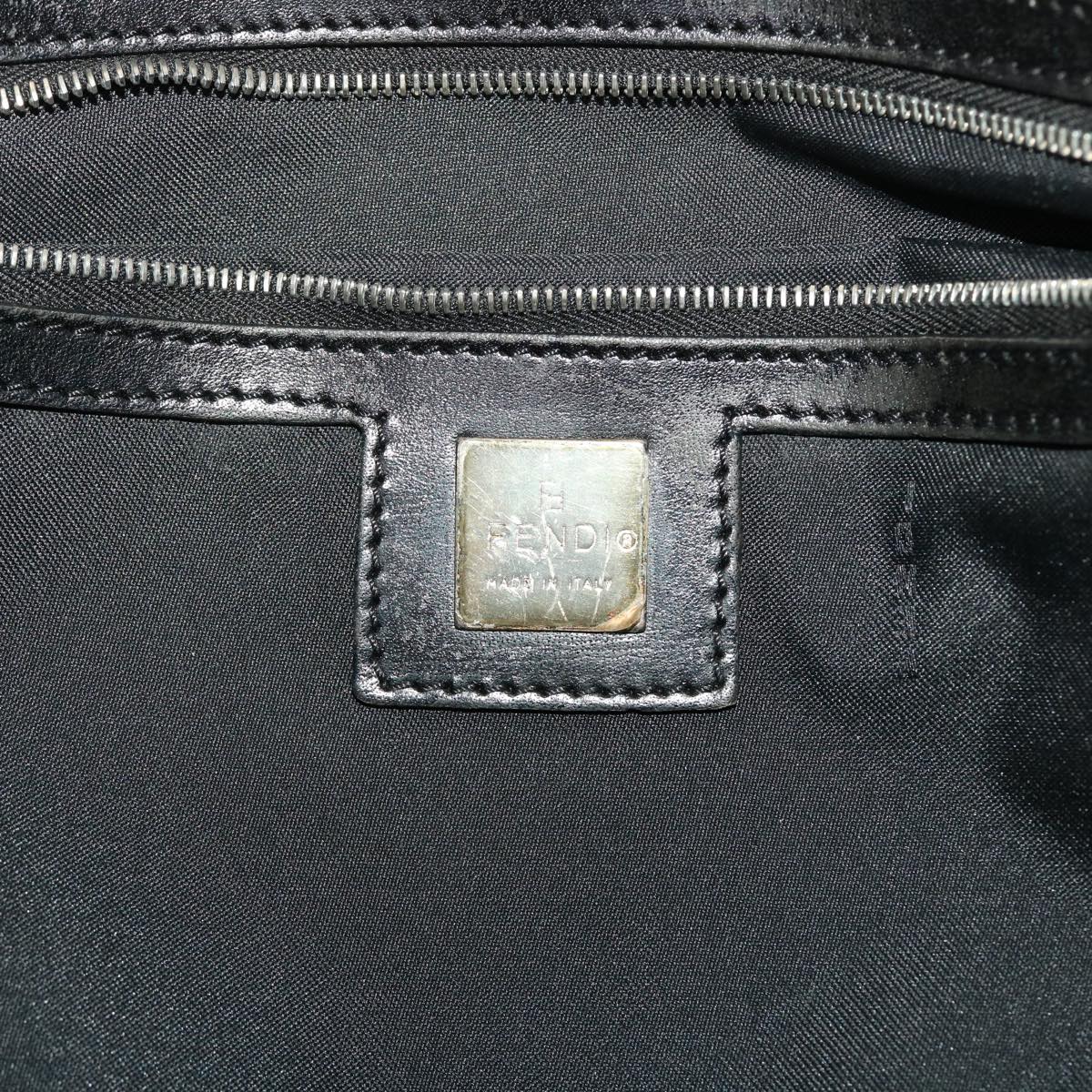 FENDI Zucca Canvas Tote Bag Black yk7411