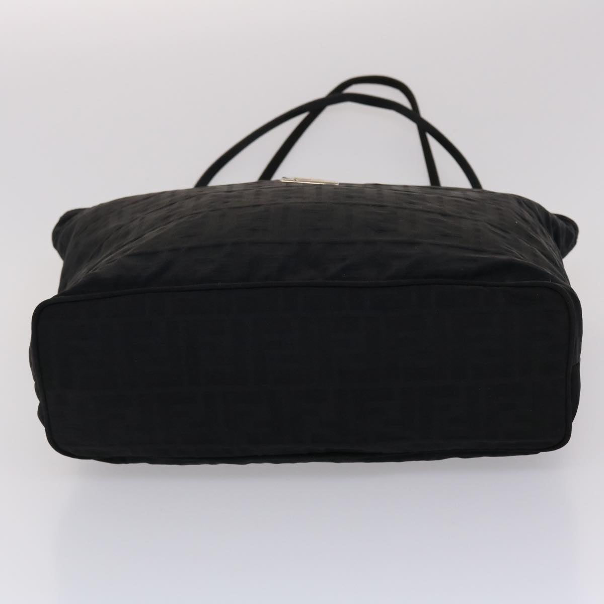 FENDI Zucca Canvas Tote Bag Black yk7411