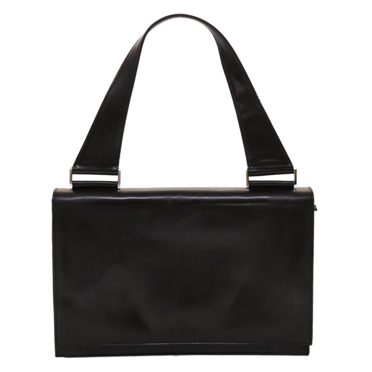 GUCCI Shoulder Bag Patent leather Brown yk7420