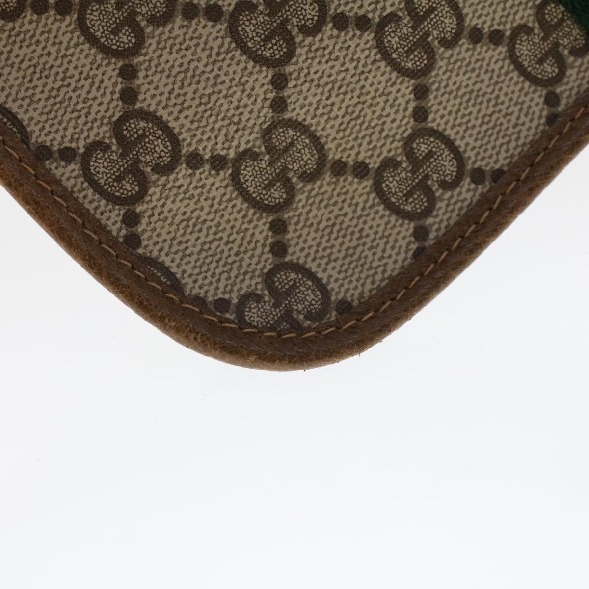 GUCCI GG Canvas Web Sherry Line Pouch Beige Red Green 89.01.021 yk7427