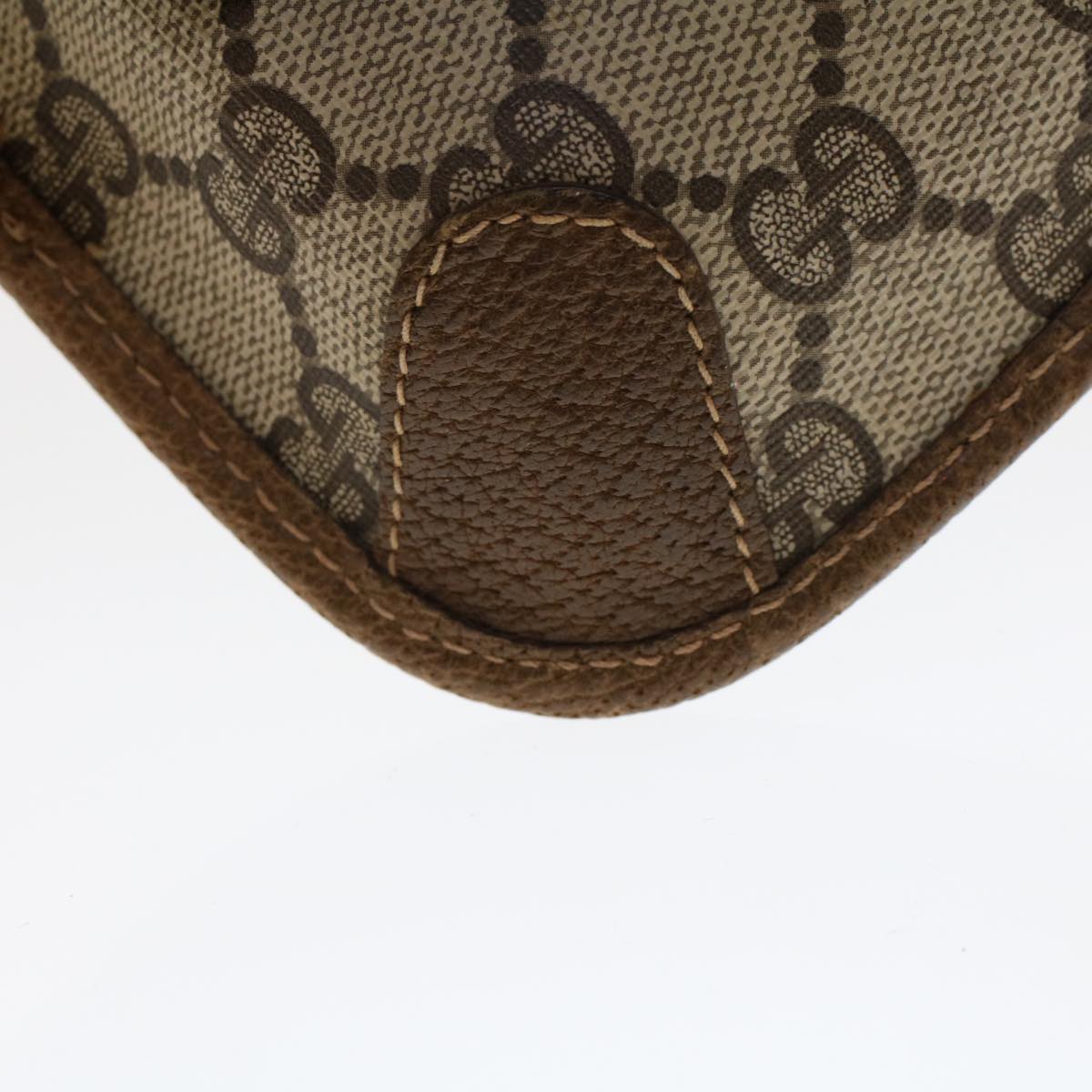 GUCCI GG Canvas Web Sherry Line Pouch Beige Red Green 89.01.021 yk7427