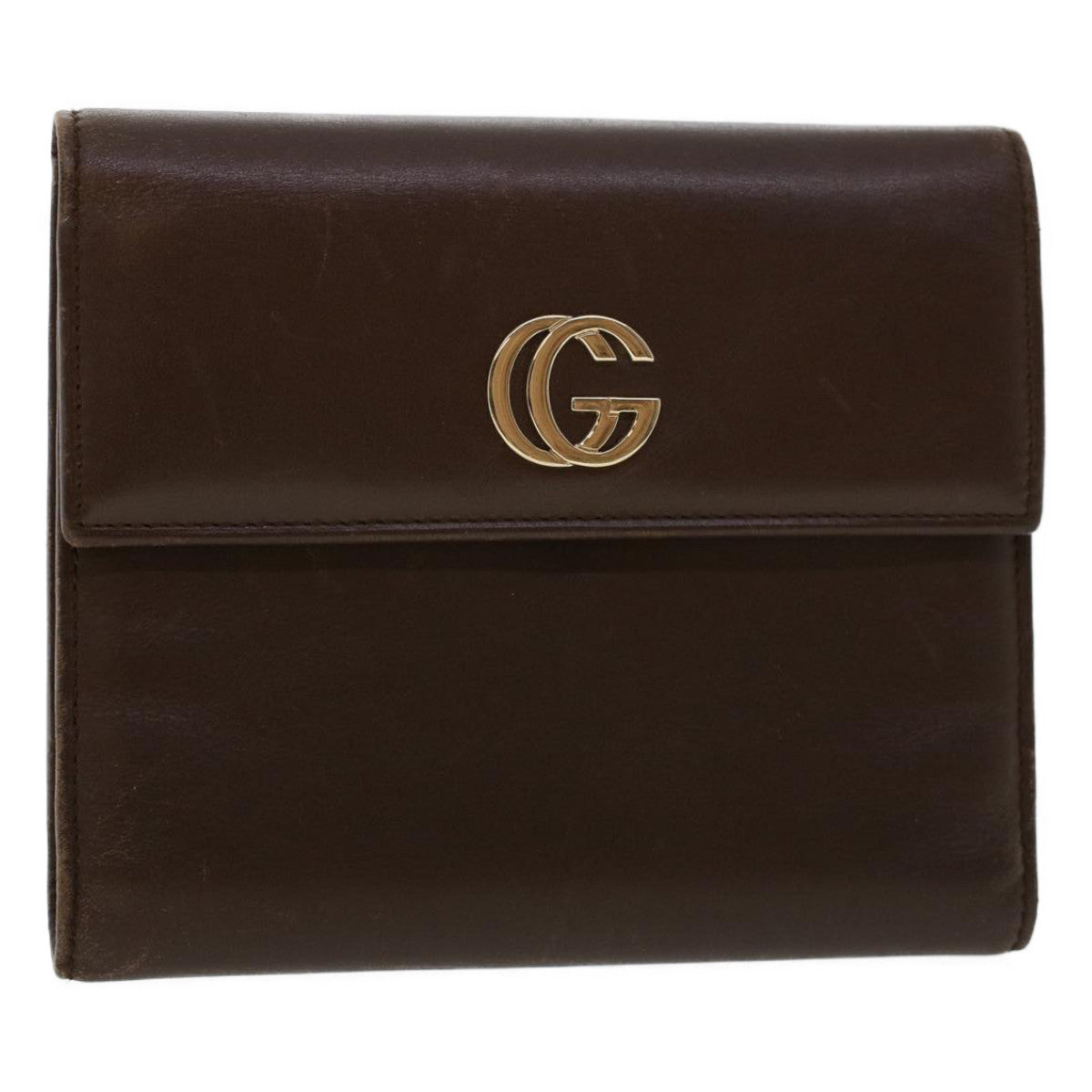 GUCCI GG Marmont Day Planner Cover Leather Brown yk7468