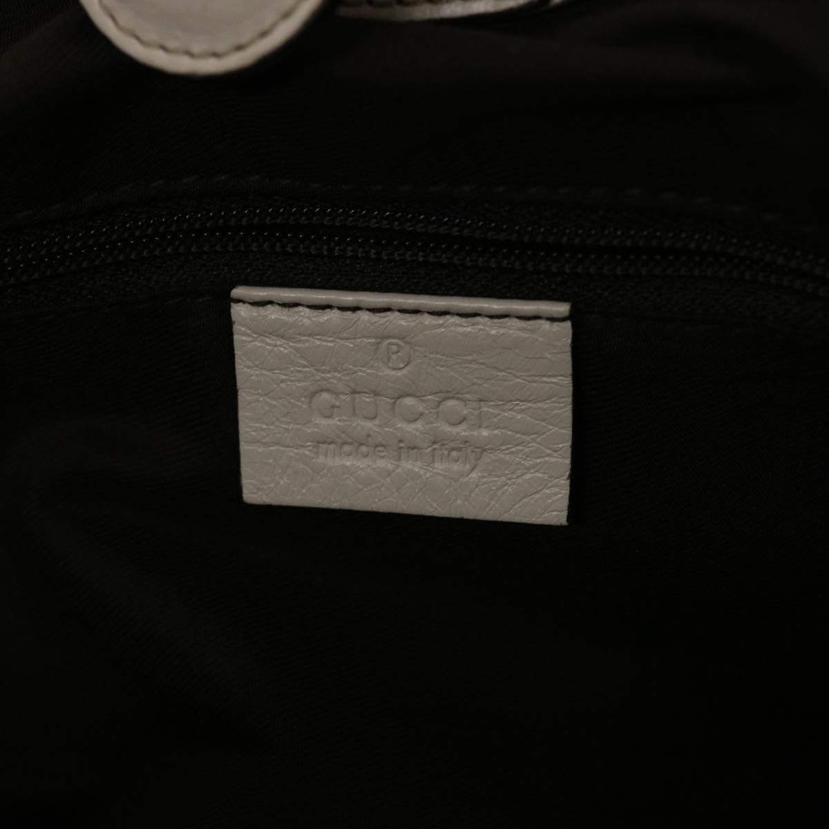 GUCCI GG Canvas Hand Bag Leather Beige 211944 yk7479