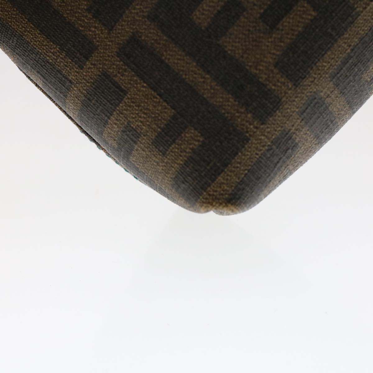 FENDI Zucca Canvas Pouch Black Brown yk7489