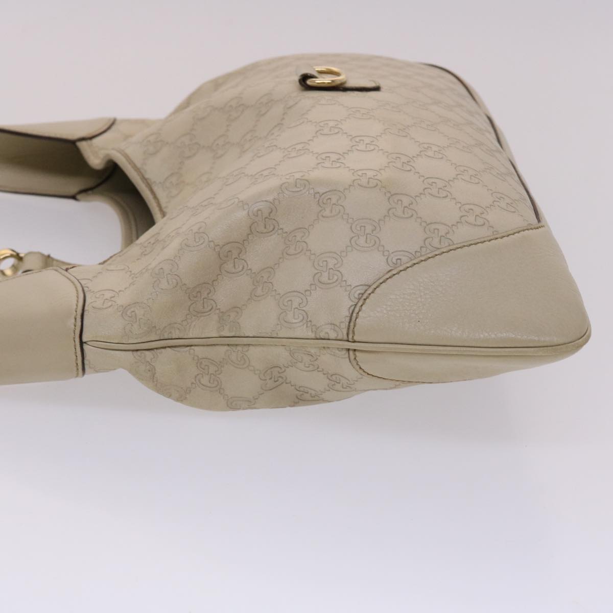 GUCCI GG Canvas Jackie Shoulder Bag White 153029 yk7555B