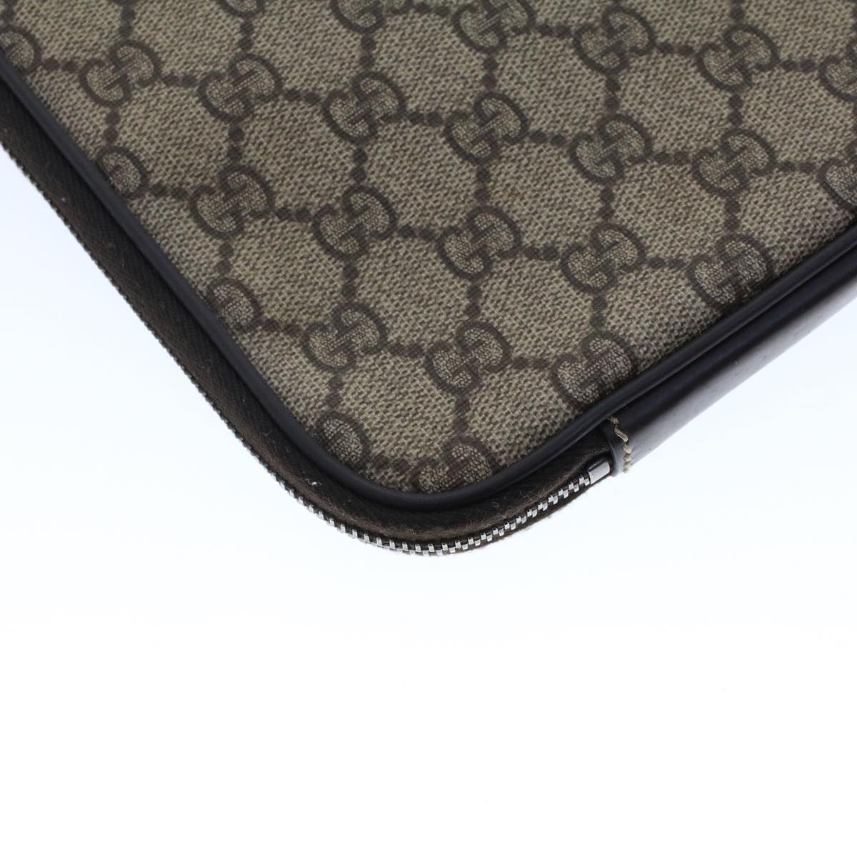 GUCCI GG Canvas Interlocking PC Case PVC Leather Beige 194297 yk7586
