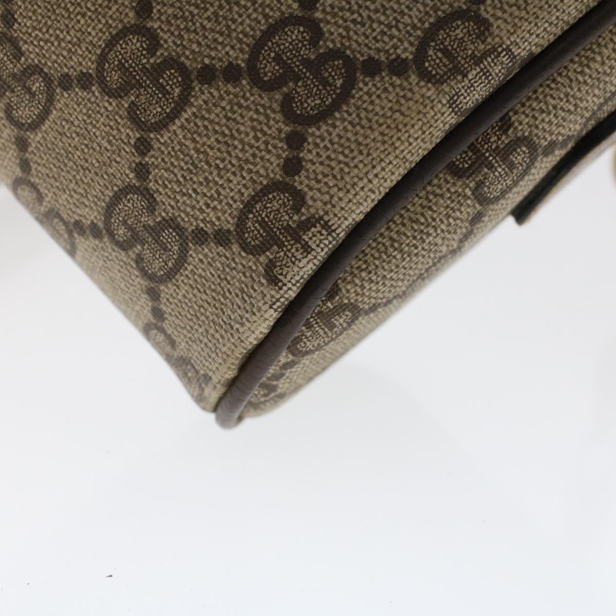 GUCCI GG Canvas Web Sherry Line Shoulder Bag Beige Red 904.02.004 yk7603