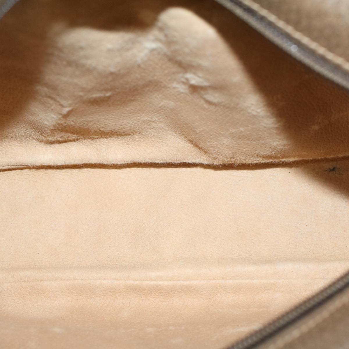 GUCCI GG Canvas Shoulder Bag PVC Leather Beige 001-067-1283 yk7622