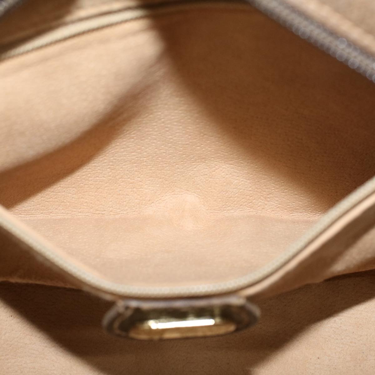 GUCCI GG Canvas Shoulder Bag PVC Leather Beige 001-067-1283 yk7622