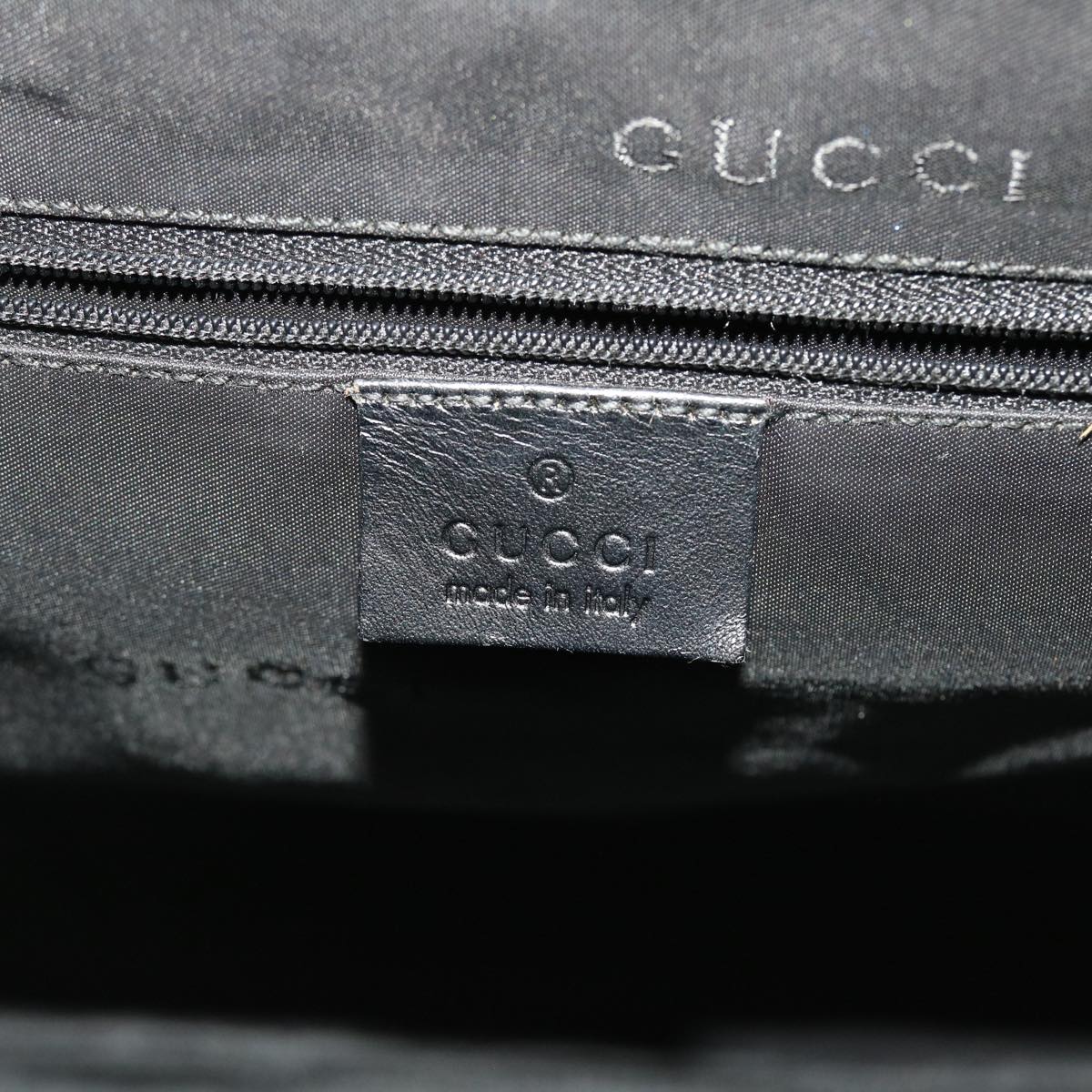 GUCCI GG Canvas Jackie Hand Bag Black yk7654B