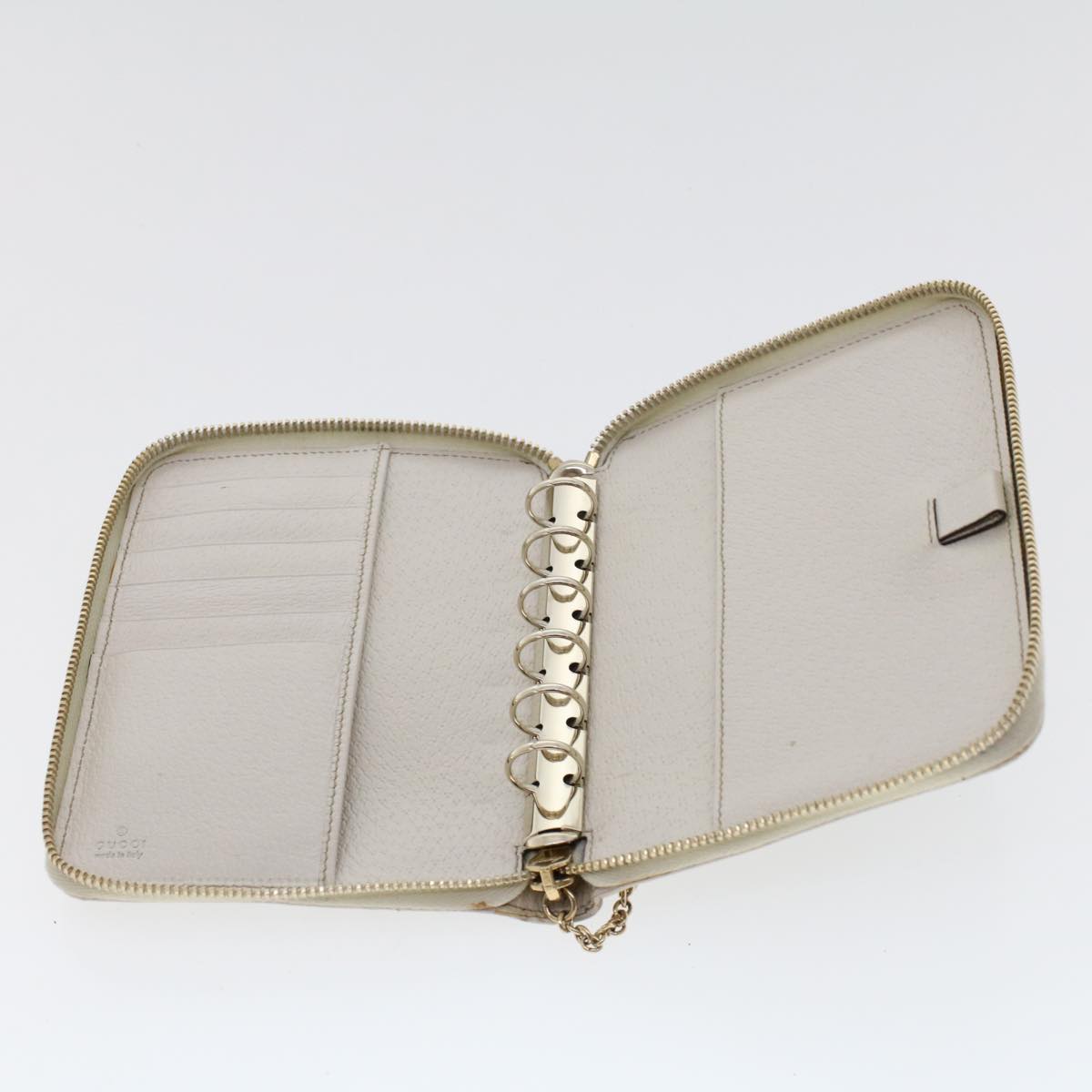 GUCCI GG Canvas Day Planner Cover Beige 163234 yk7725