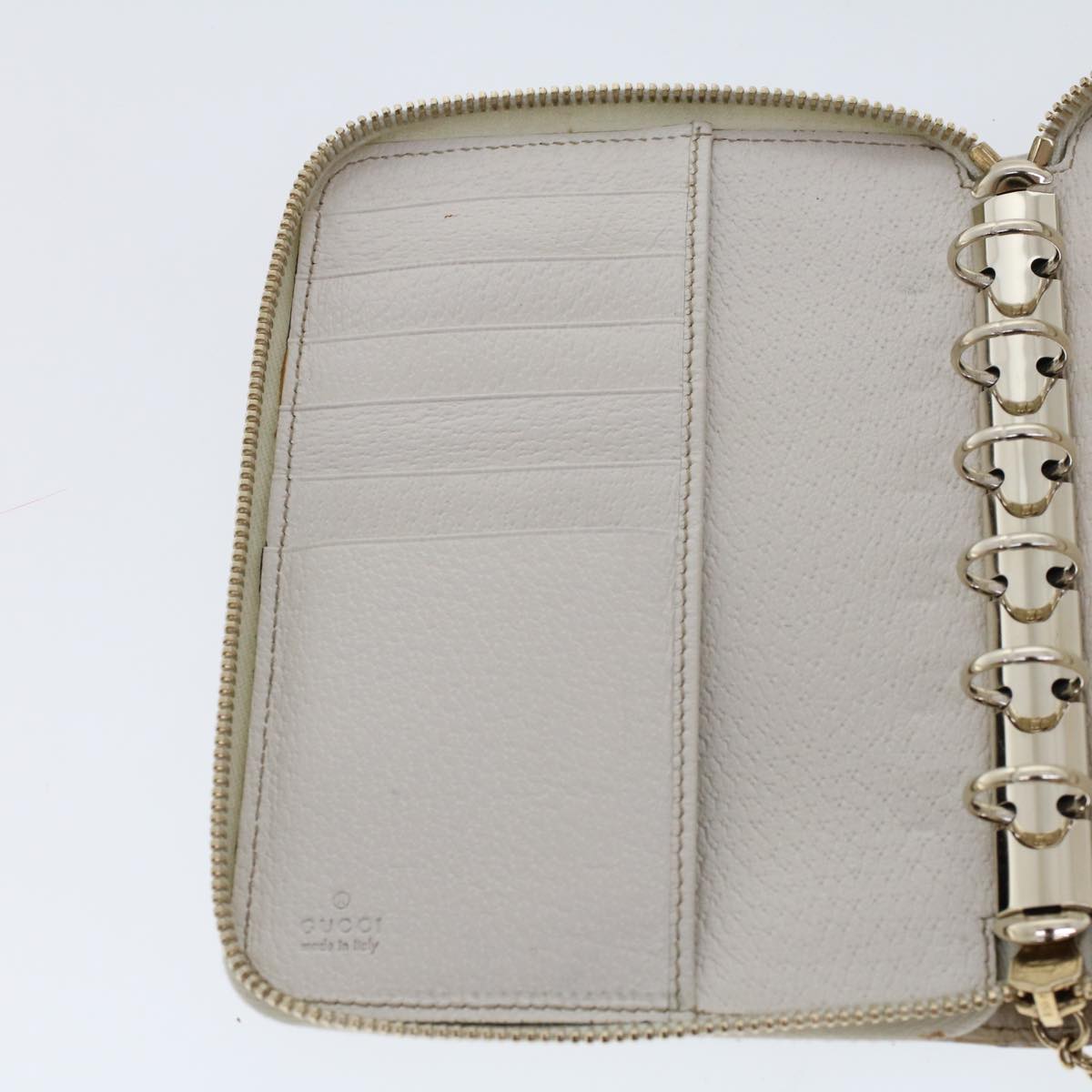 GUCCI GG Canvas Day Planner Cover Beige 163234 yk7725