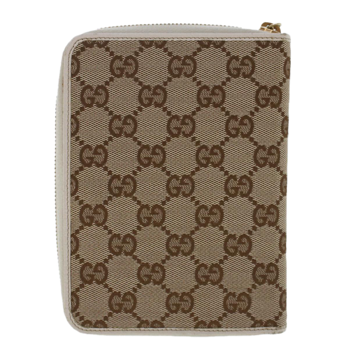GUCCI GG Canvas Day Planner Cover Beige 163234 yk7725