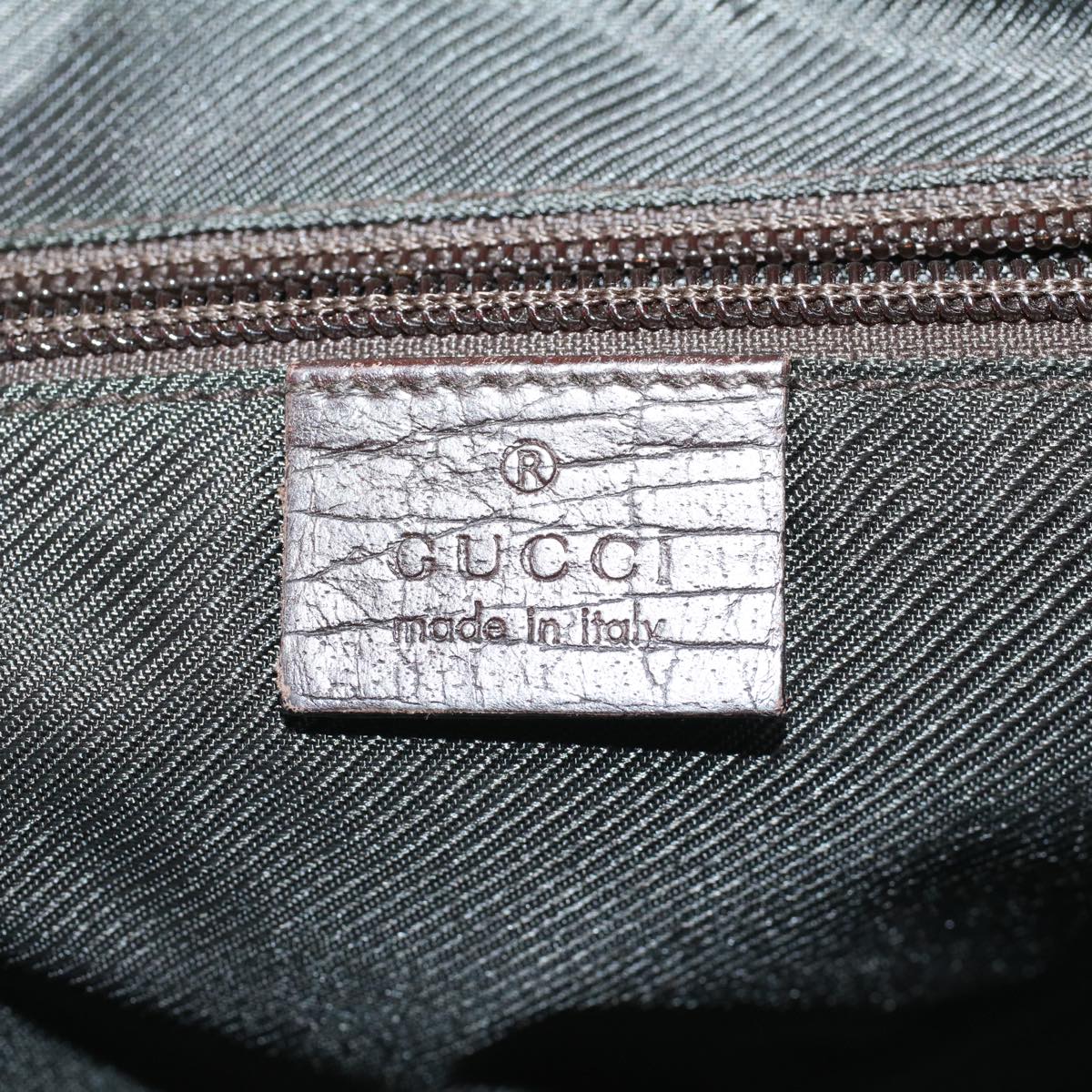 GUCCI GG Canvas Clutch Bag PVC Leather Beige 73956 yk7760
