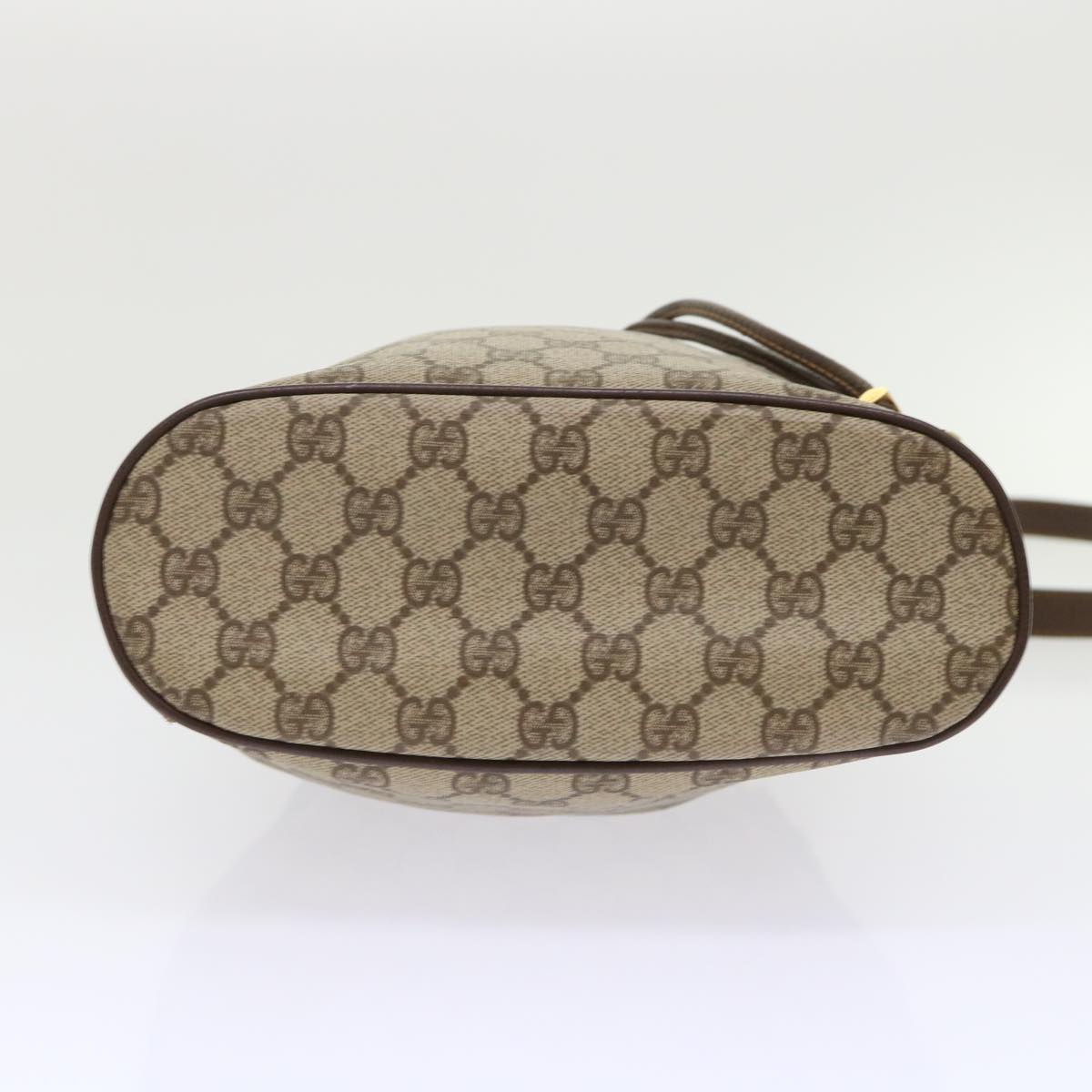 GUCCI GG Canvas Web Sherry Line Shoulder Bag Beige Red 164.02.034 yk7777