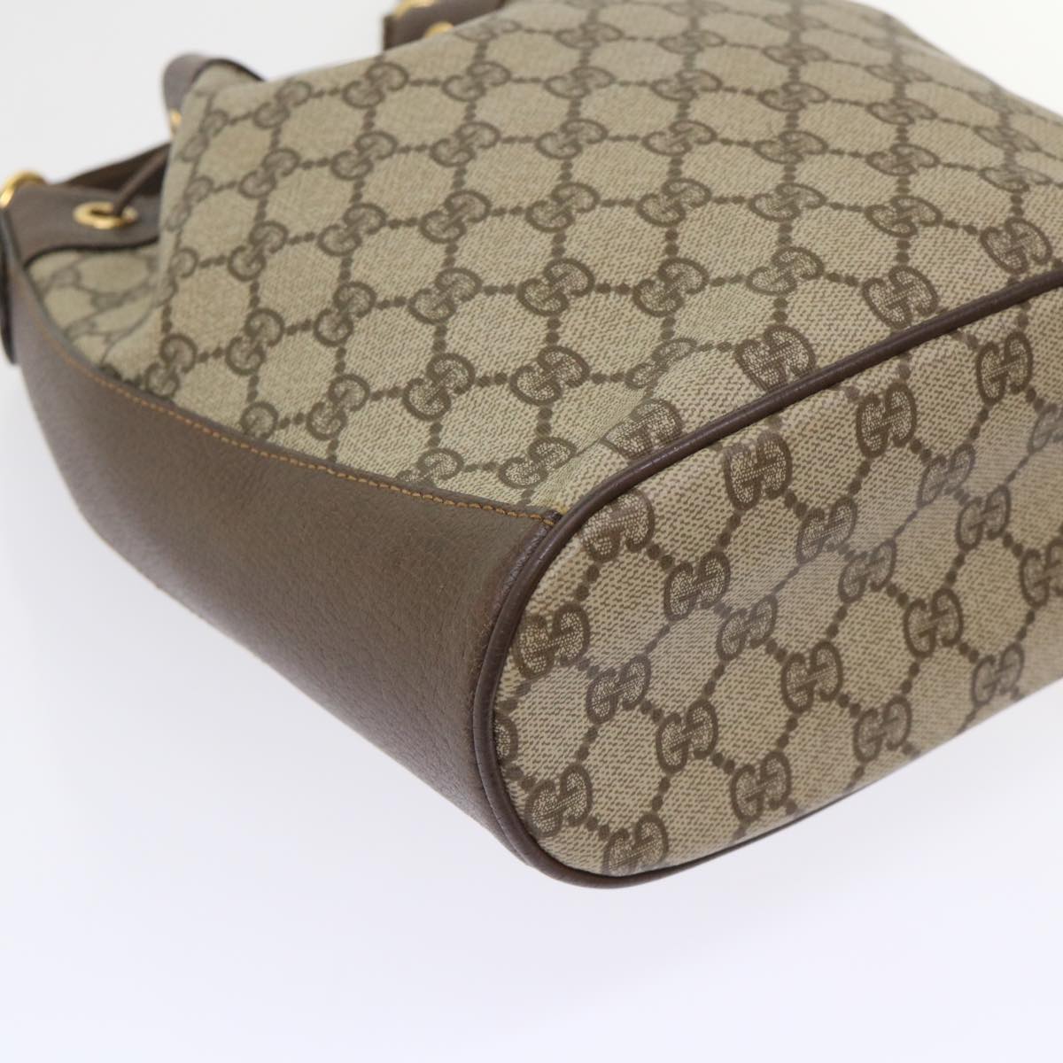 GUCCI GG Canvas Web Sherry Line Shoulder Bag Beige Red 164.02.034 yk7777