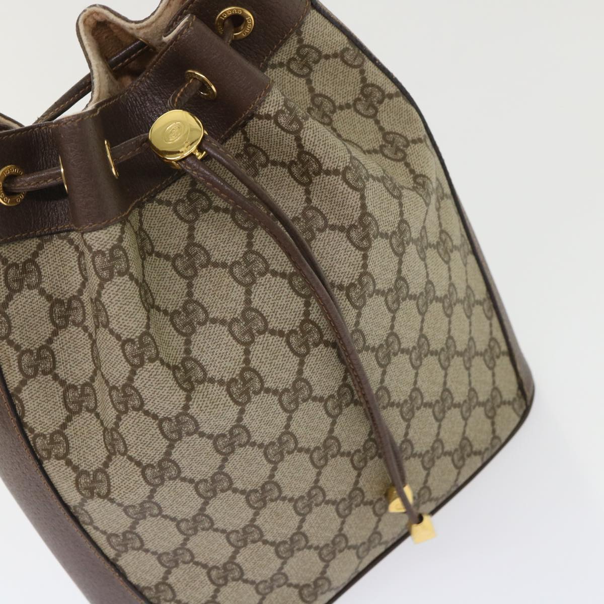 GUCCI GG Canvas Web Sherry Line Shoulder Bag Beige Red 164.02.034 yk7777