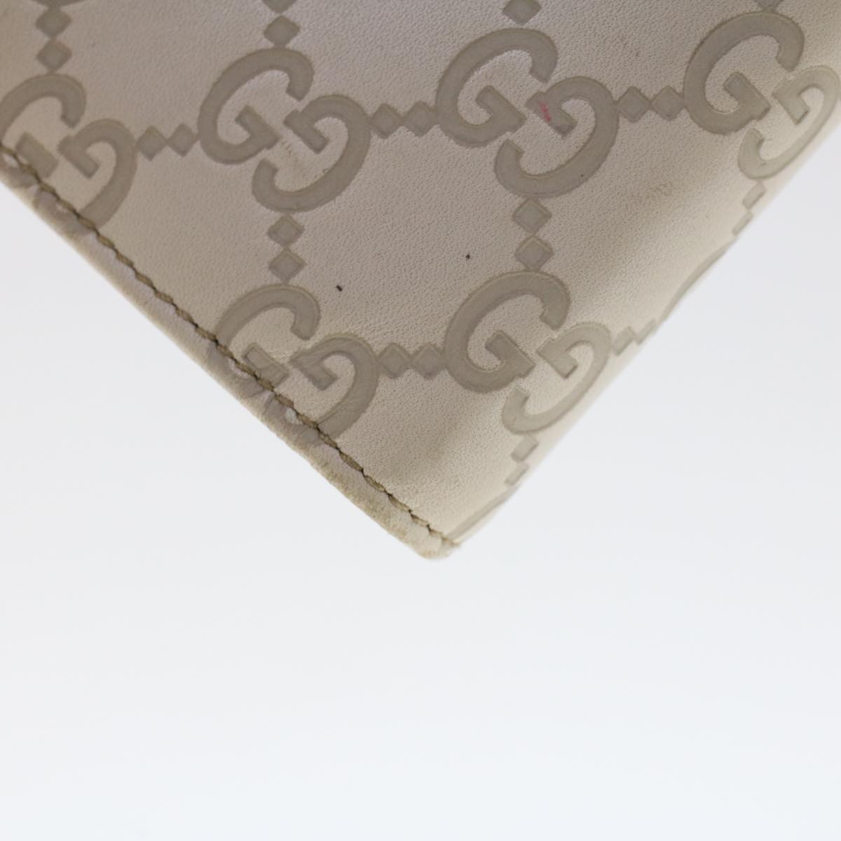 GUCCI GG Canvas Guccissima Day Planner Cover White 115240 yk7785