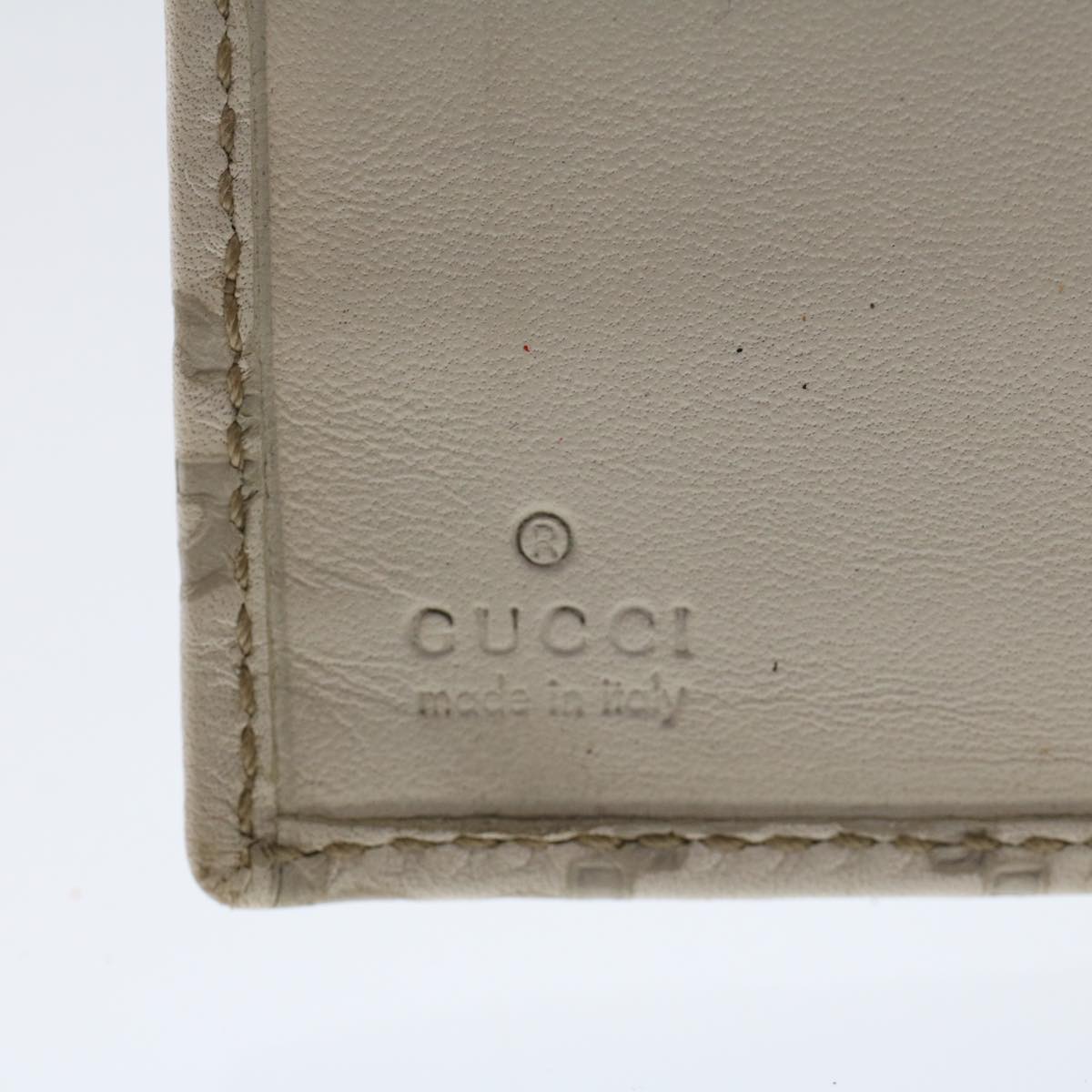 GUCCI GG Canvas Guccissima Day Planner Cover White 115240 yk7785