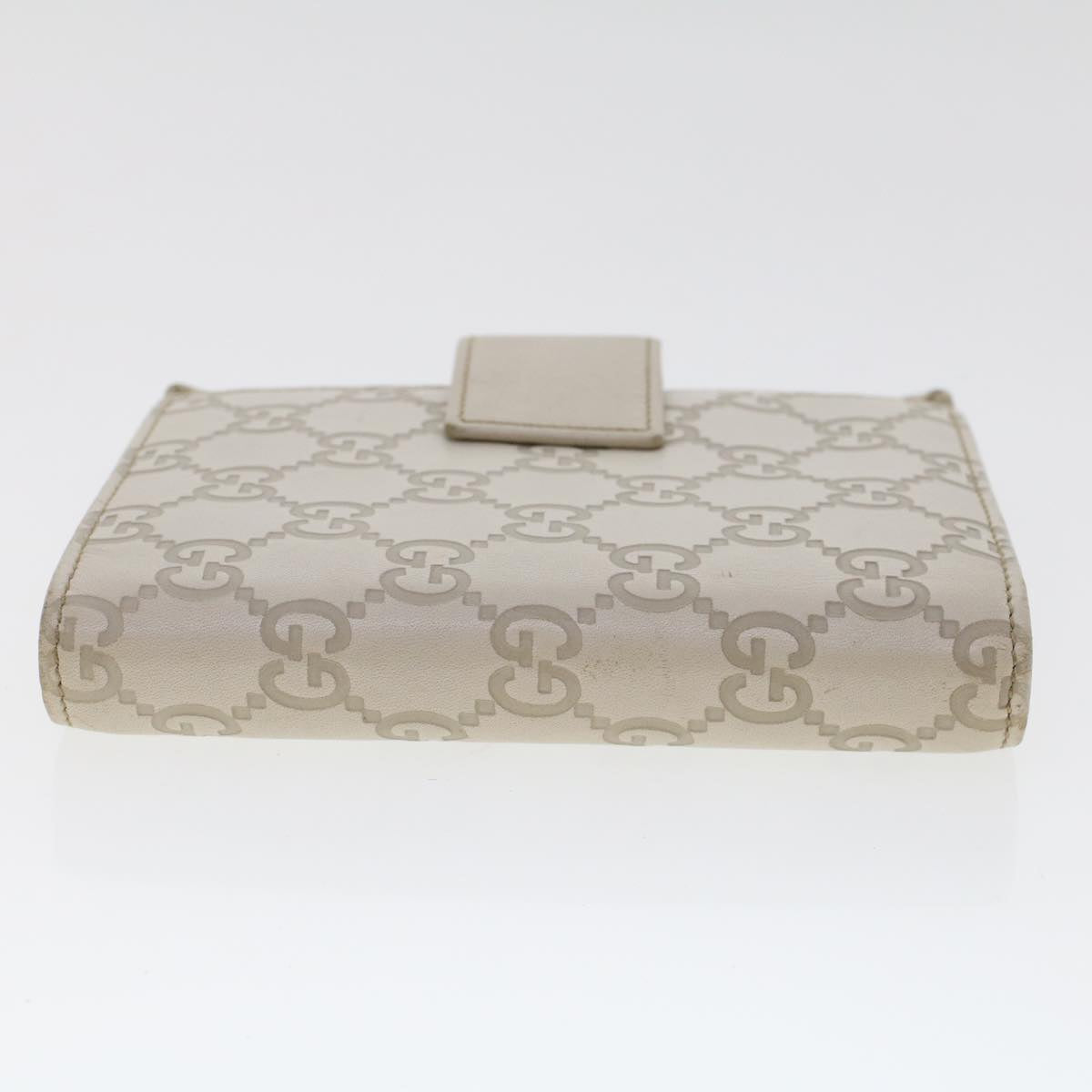 GUCCI GG Canvas Guccissima Day Planner Cover White 115240 yk7785