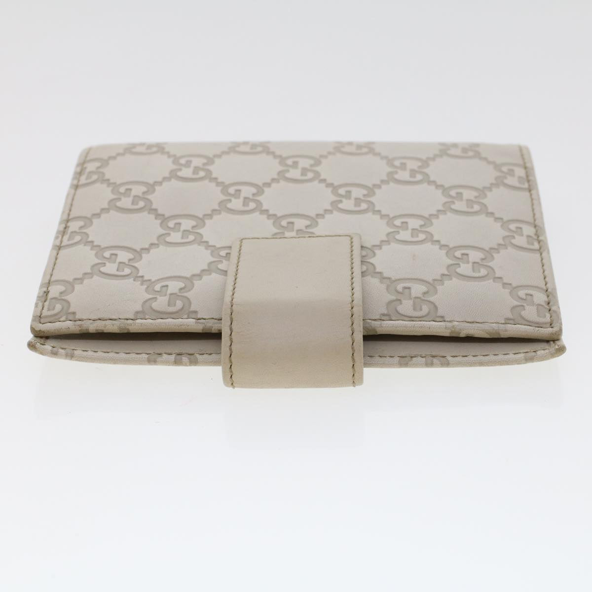 GUCCI GG Canvas Guccissima Day Planner Cover White 115240 yk7785