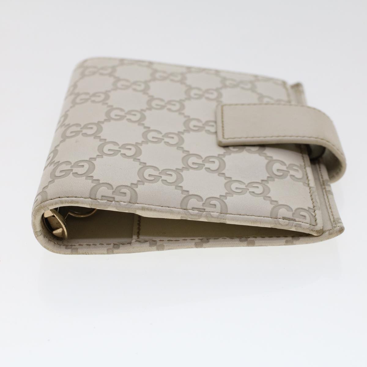 GUCCI GG Canvas Guccissima Day Planner Cover White 115240 yk7785