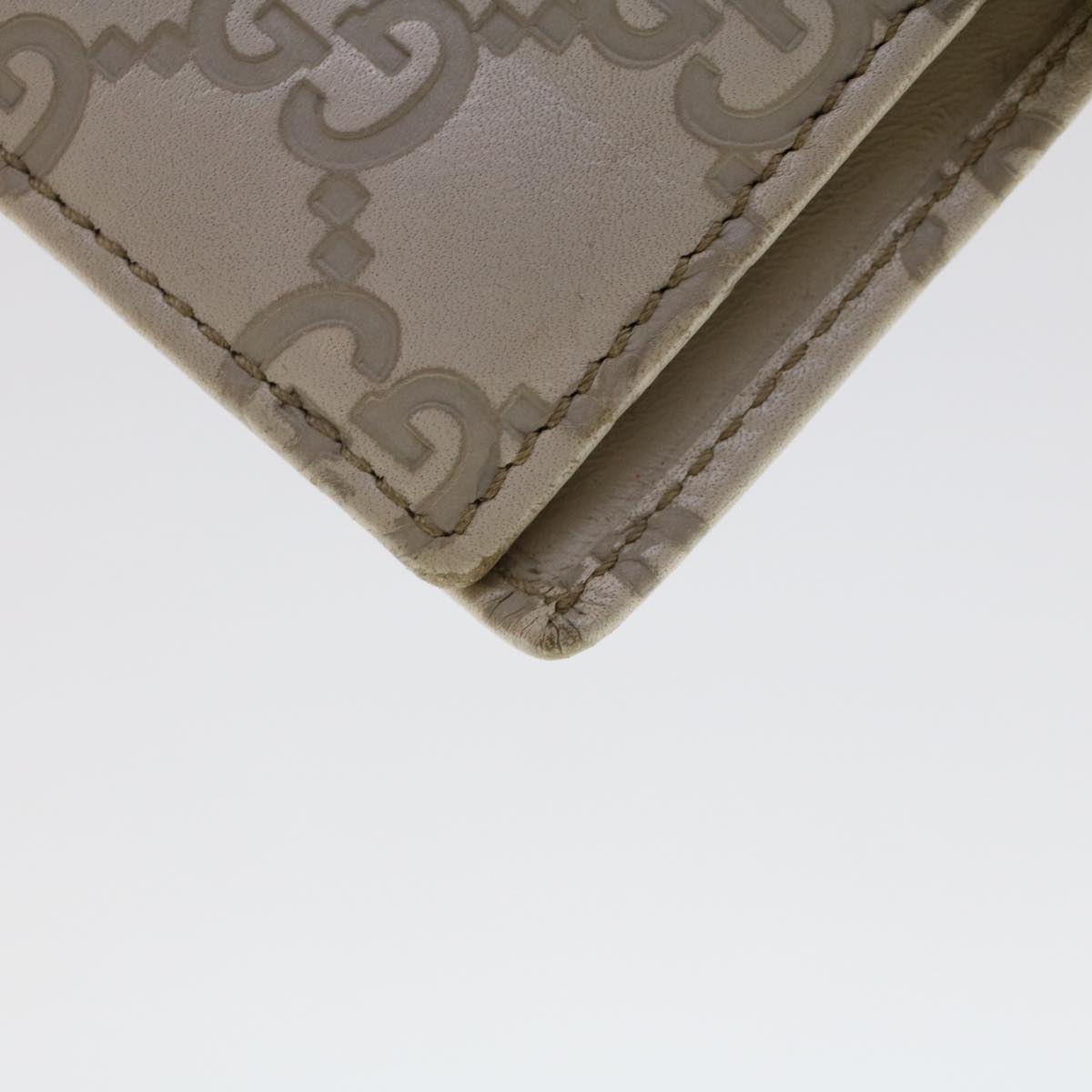 GUCCI GG Canvas Guccissima Day Planner Cover White 115240 yk7785