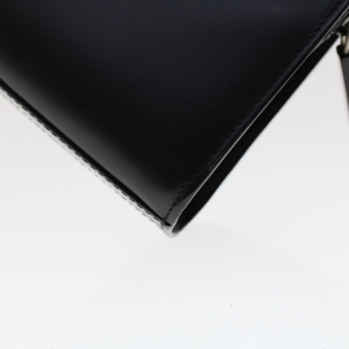 GUCCI Shoulder Bag Leather 2Set Black Navy yk7836B