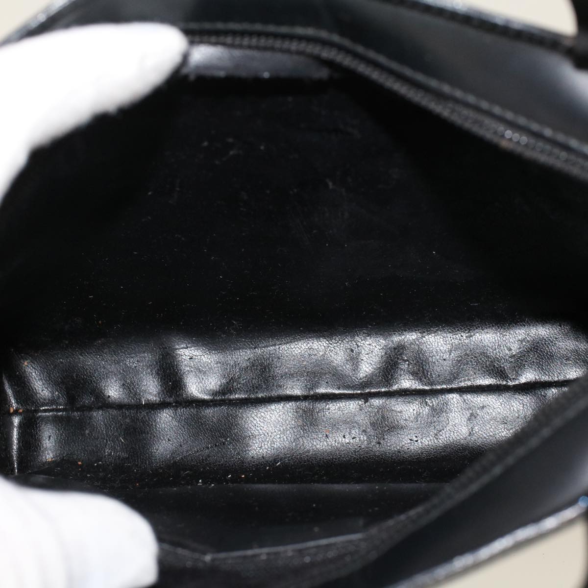 GUCCI Shoulder Bag Leather 2Set Black Navy yk7836B