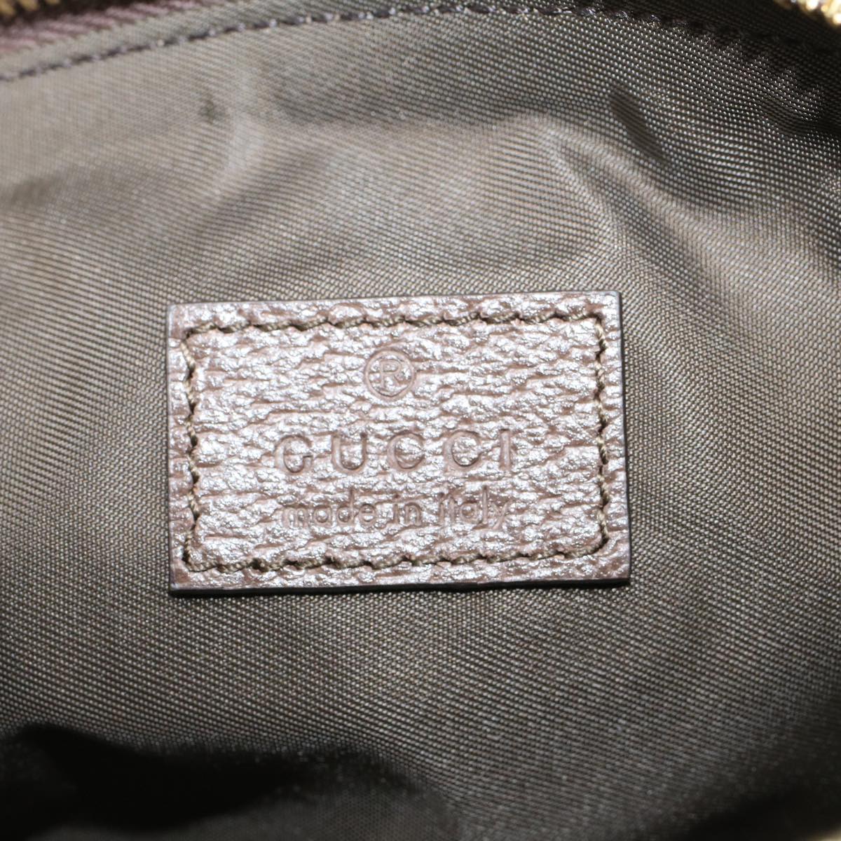 GUCCI GG Canvas Web Sherry Line Ophidia Cosmetic Pouch PVC Leather yk7912