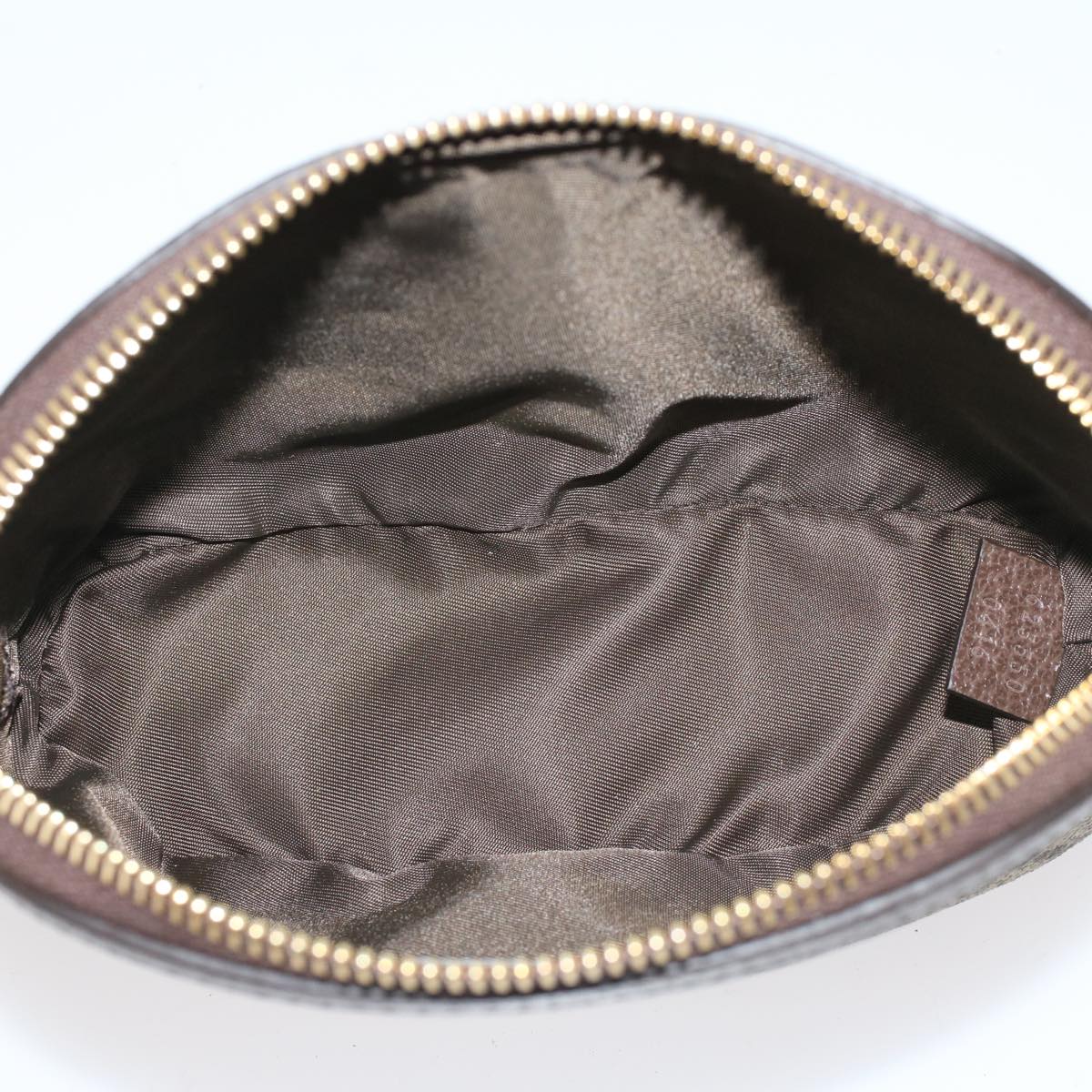 GUCCI GG Canvas Web Sherry Line Ophidia Cosmetic Pouch PVC Leather yk7912