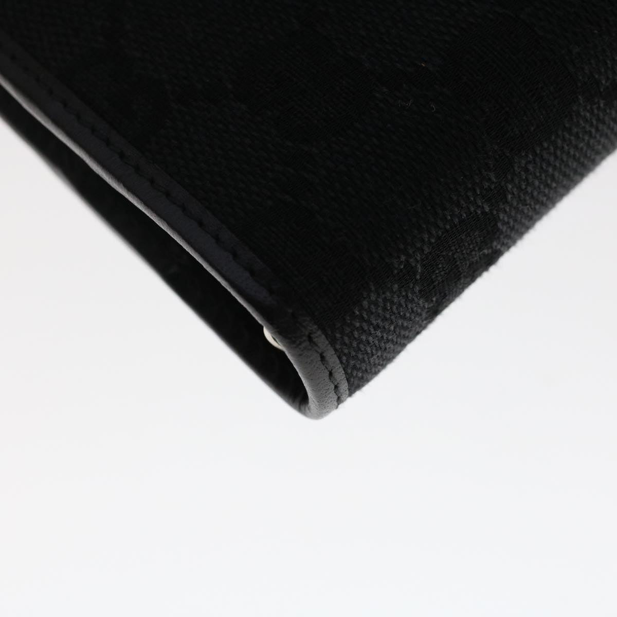 GUCCI GG Canvas Jackie Day Planner Cover Leather Black yk7939