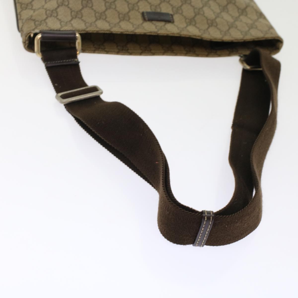 GUCCI GG Canvas Shoulder Bag PVC Leather Beige 201446 yk7961