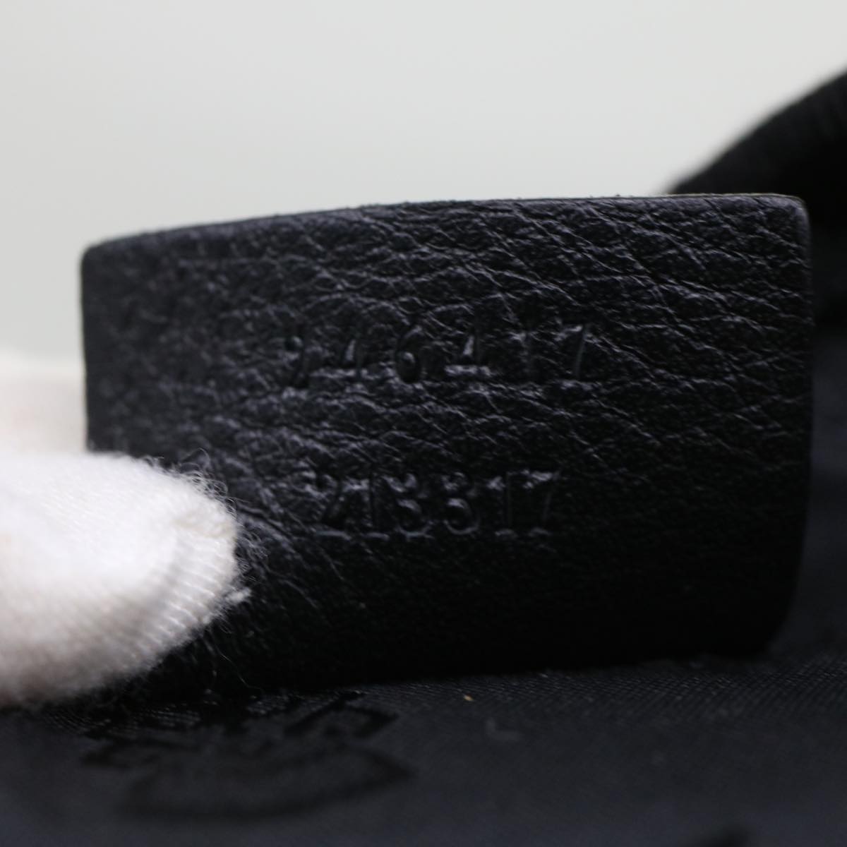 GUCCI GG Canvas Guccissima Waist bag Black 246417 yk7966