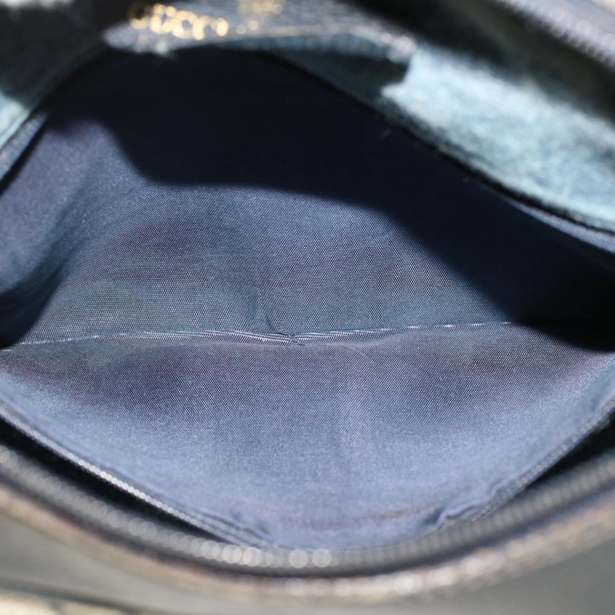 GUCCI GG Canvas Sherry Line Shoulder Bag Gray Red Navy 010.378... yk7969