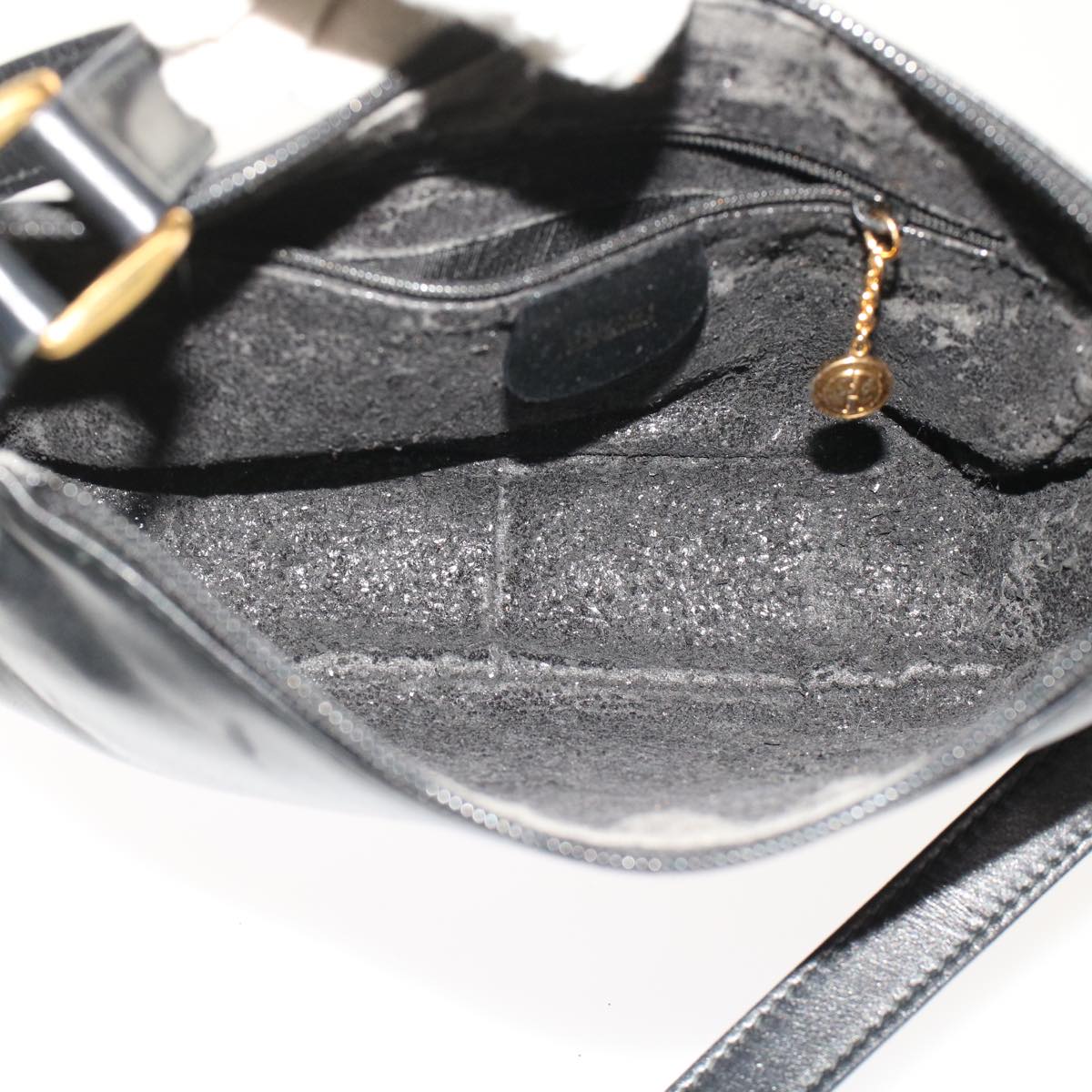 GUCCI Web Sherry Line Shoulder Bag Patent leather 2Set Black Red yk8019B