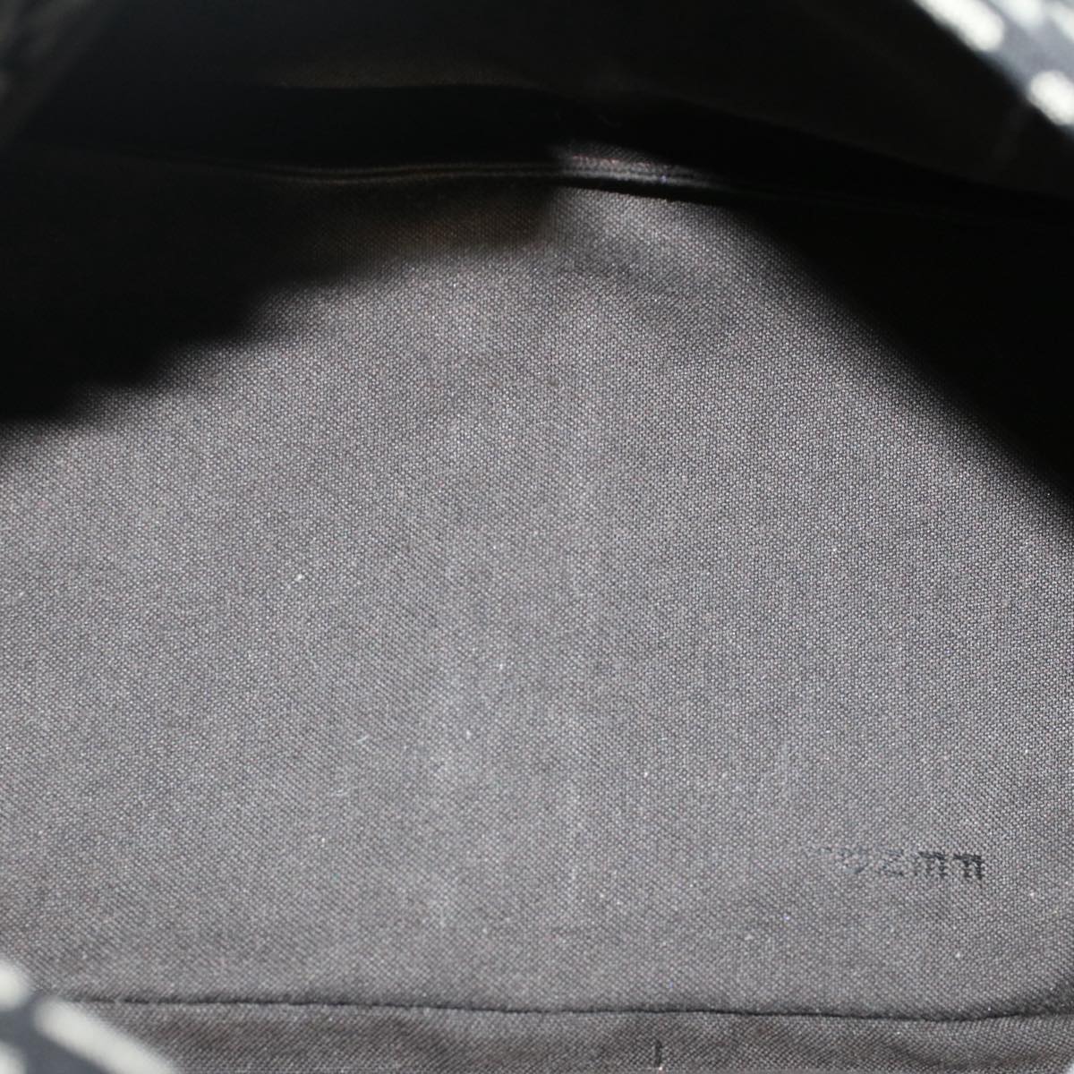 FENDI Zucchino Canvas Mini mamma bucket Hand Bag Black yk8027