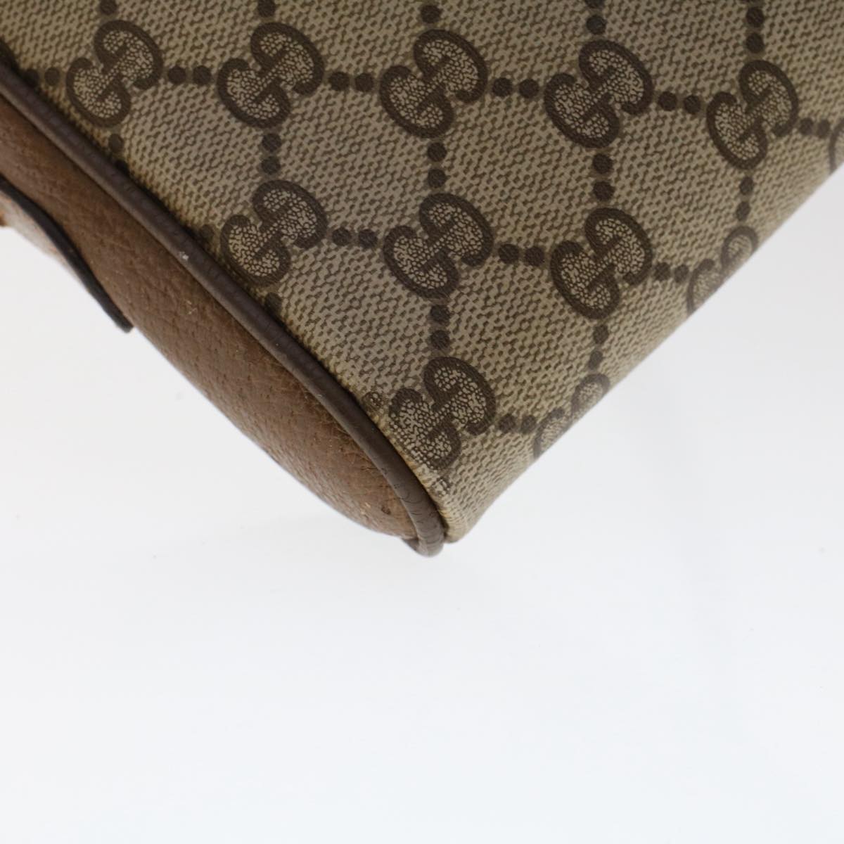 GUCCI GG Canvas Web Sherry Line Shoulder Bag Beige Red 89.02.055 yk8060