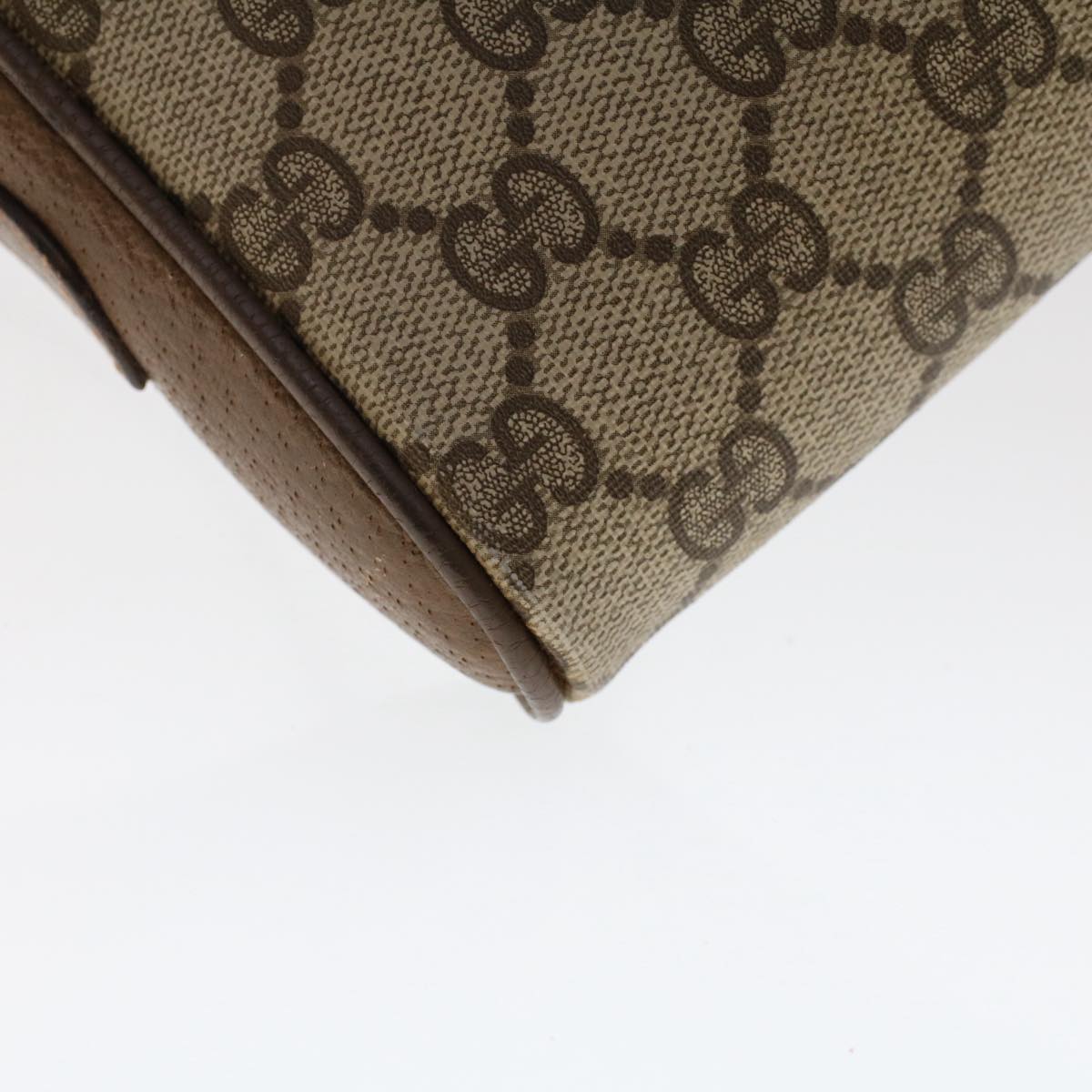 GUCCI GG Canvas Web Sherry Line Shoulder Bag Beige Red 89.02.055 yk8060