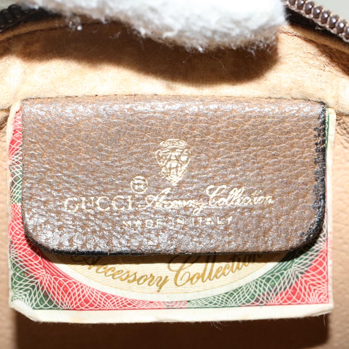 GUCCI GG Canvas Web Sherry Line Shoulder Bag Beige Red 89.02.055 yk8060
