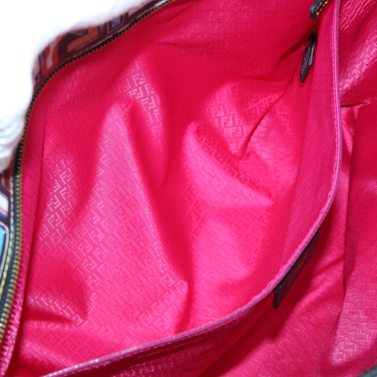 FENDI Zucca Canvas Tote Bag Multicolor 8BH185 yk8065