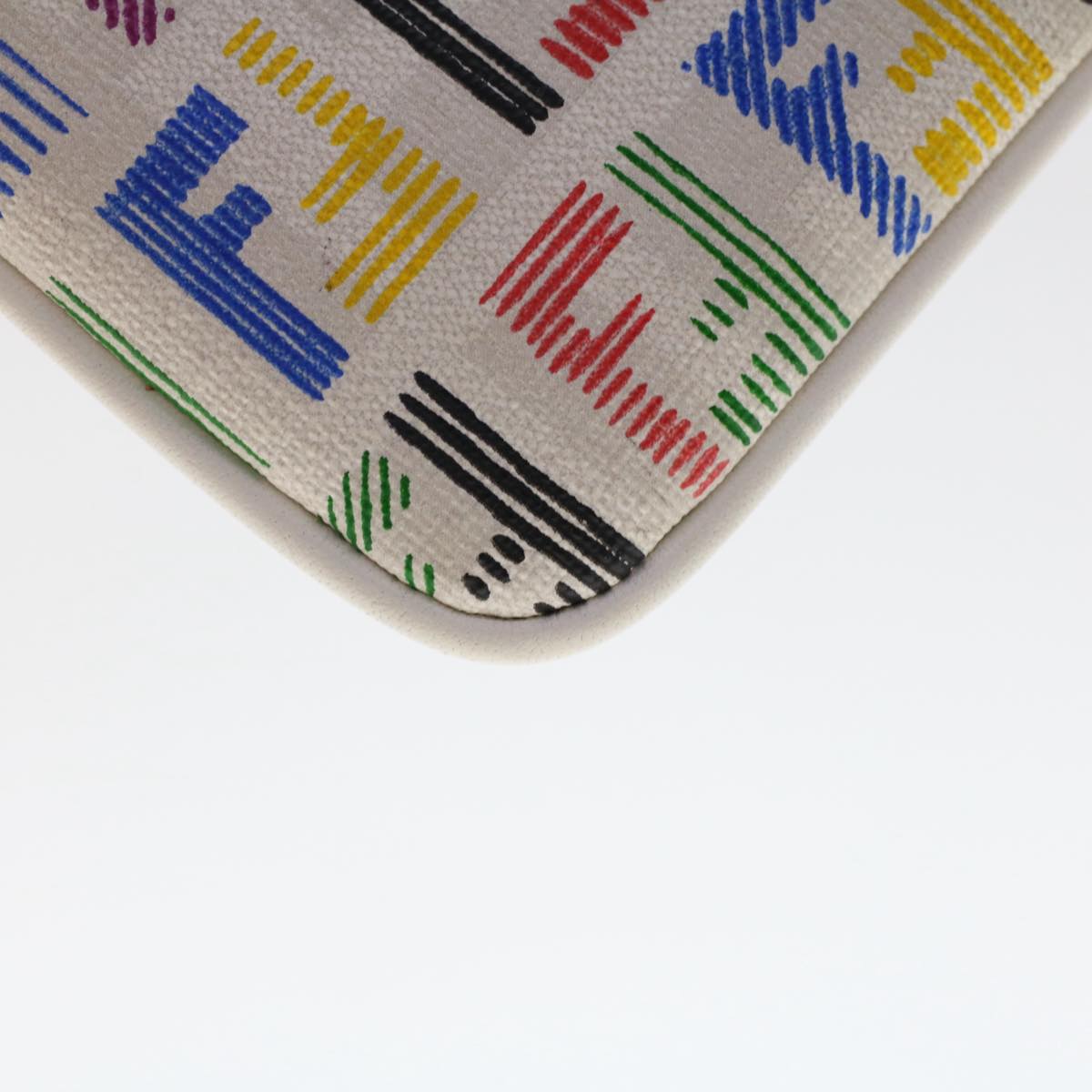 FENDI Zucchino Canvas Coin Purse Multicolor 8AP005 yk8073