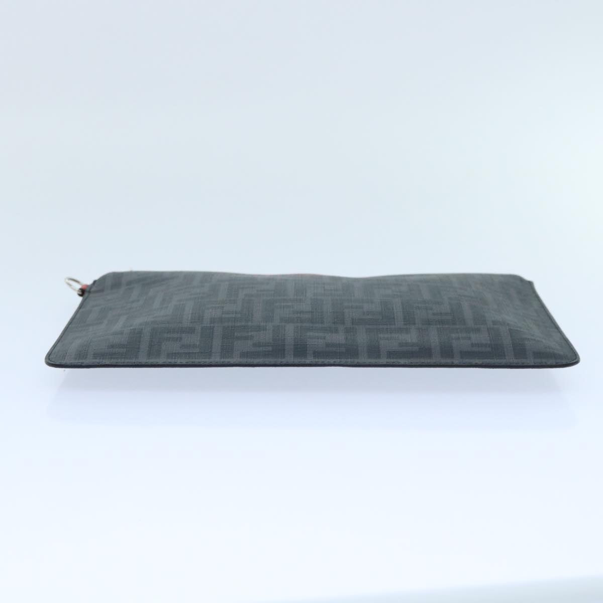 FENDI Zucca Canvas Clutch Bag Black yk8081