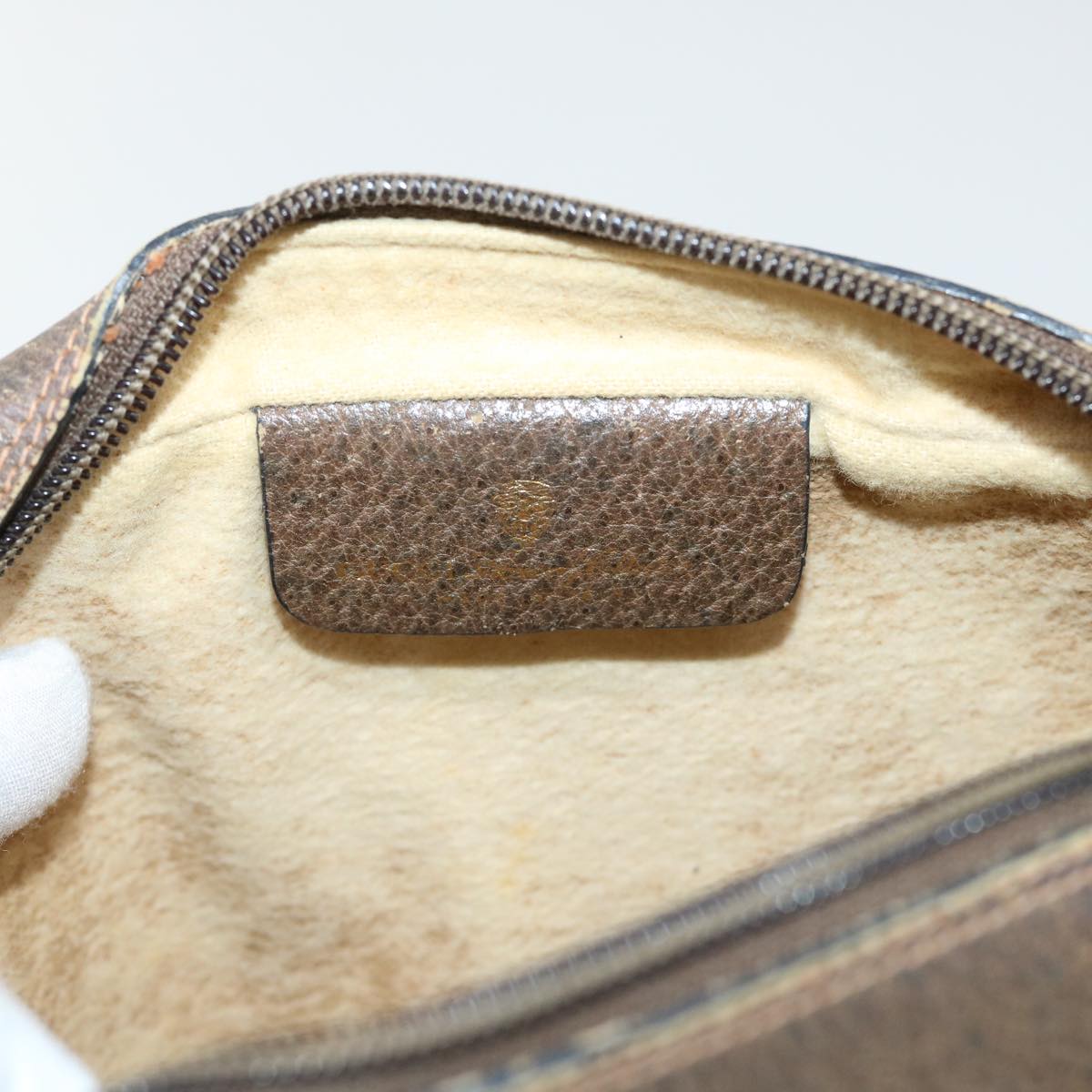 GUCCI GG Canvas Web Sherry Line Shoulder Bag Beige Red 68.02.004 yk8165