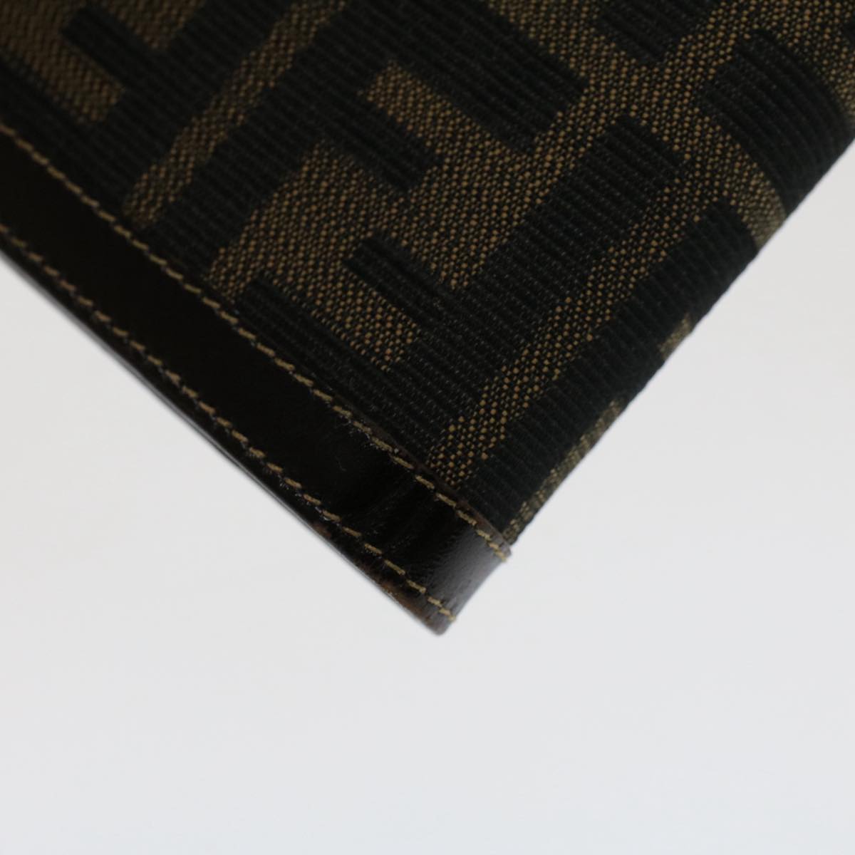 FENDI Zucca Canvas Day Planner Cover Black Brown yk8175