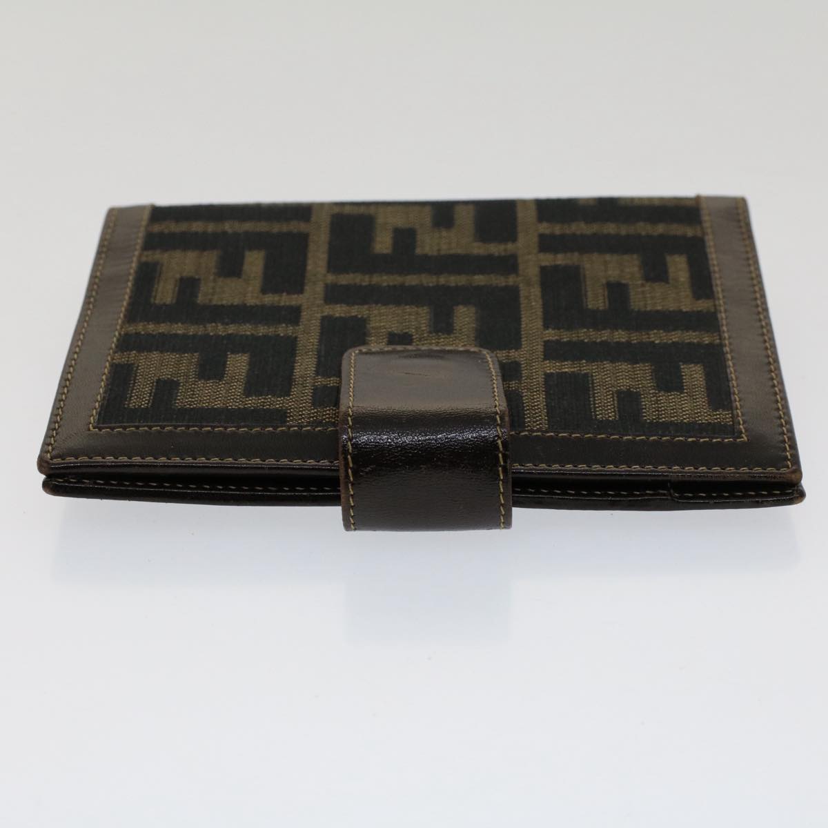 FENDI Zucca Canvas Day Planner Cover Black Brown yk8175