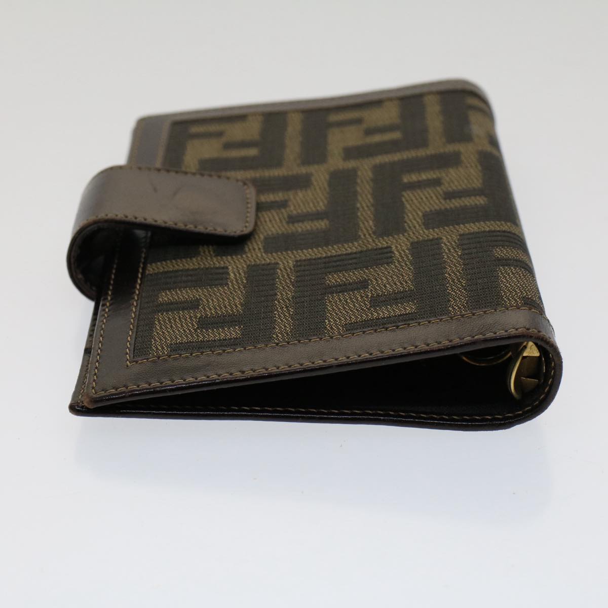 FENDI Zucca Canvas Day Planner Cover Black Brown yk8175