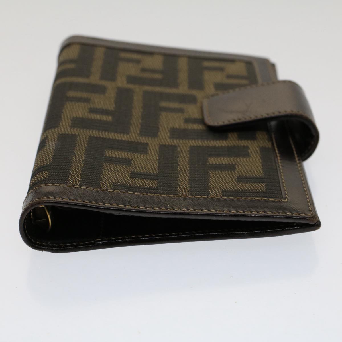 FENDI Zucca Canvas Day Planner Cover Black Brown yk8175