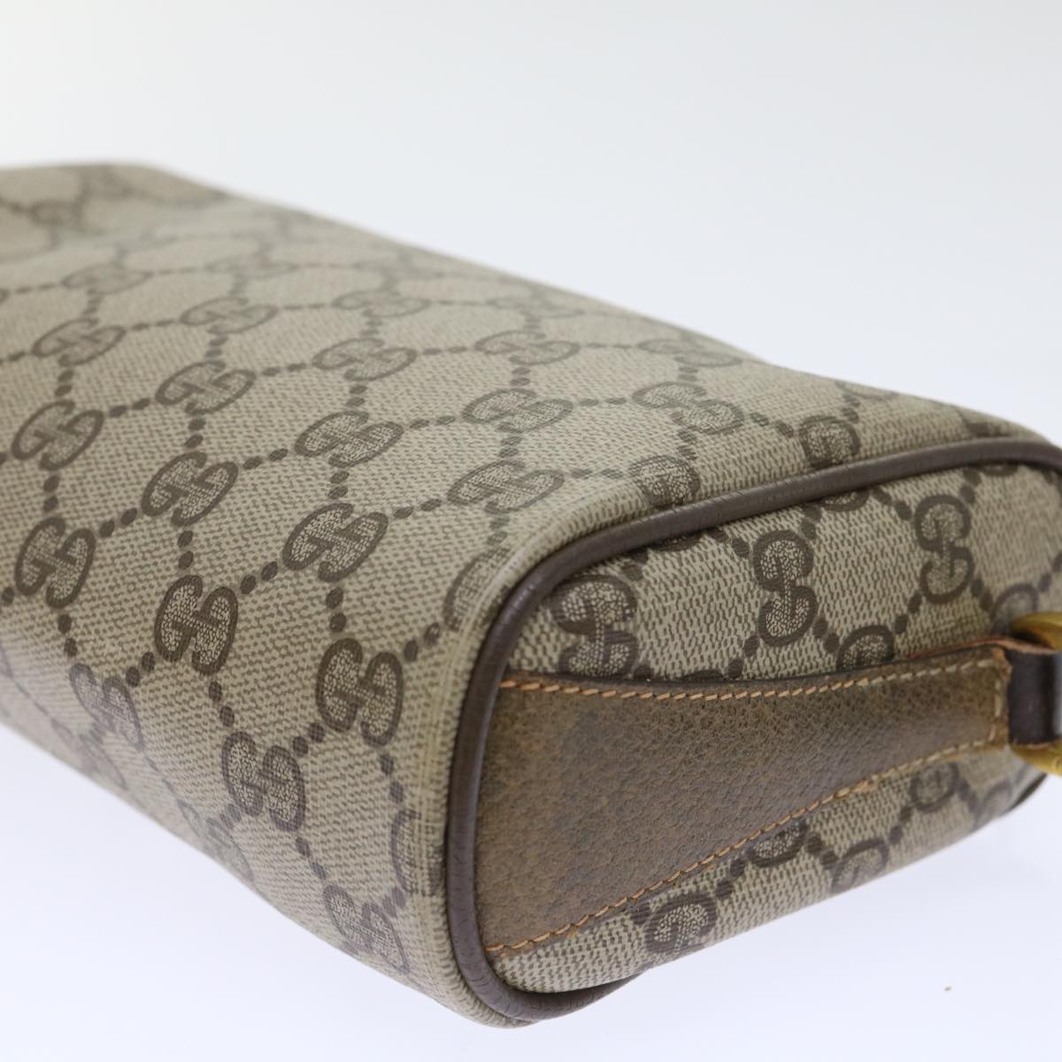 GUCCI GG Canvas Web Sherry Line Shoulder Bag Beige Red 89.02.018 yk8189B