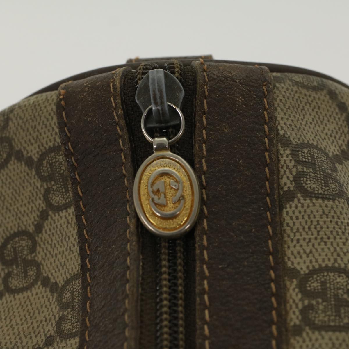 GUCCI GG Canvas Web Sherry Line Boston Bag Beige Red 40.02.007 yk8190B